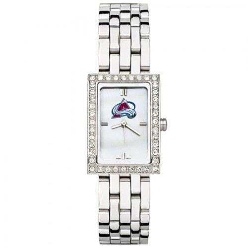 Colorado Avalanche Watch - Stainless Steel & Cz