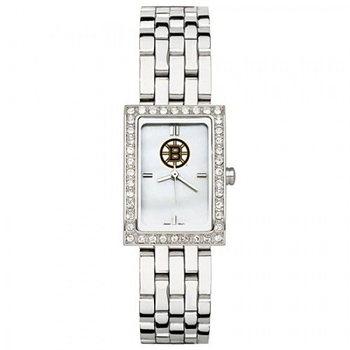 Boston Bruins Watch - Stainless Steel & Cubic Zirconia