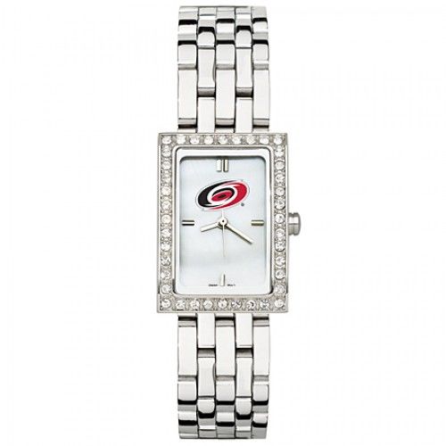 Carolina Hurricanes Watch - Stainless Steel & Cz