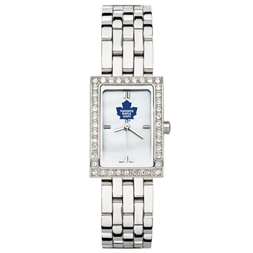 Toronto Maple Leafs Watch - Stainless Steel & Cz