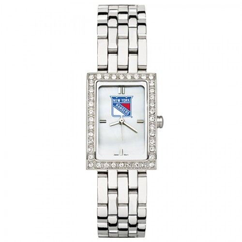 New York Rangers Watch - Stainless Steel & Cz