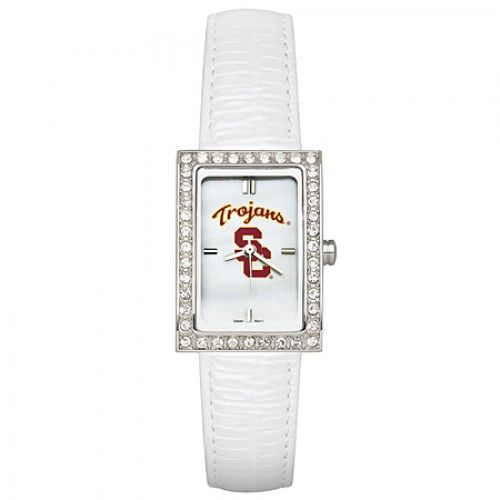 White University of Southern California Watch Cz Frame
