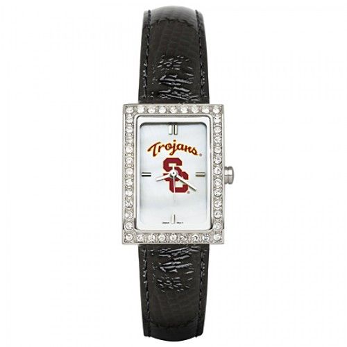 Black University of Southern California Watch Cz Frame