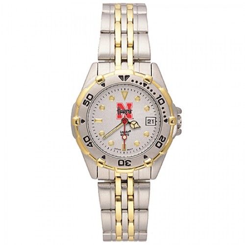 Womens All Star University of Nebraska Watch Stainless
