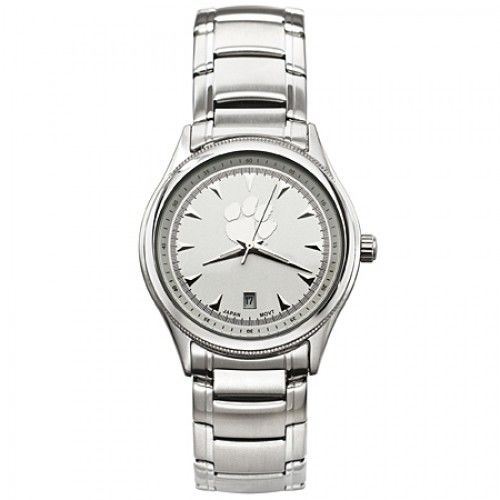 Classic Stainless Mens Clemson University Watch