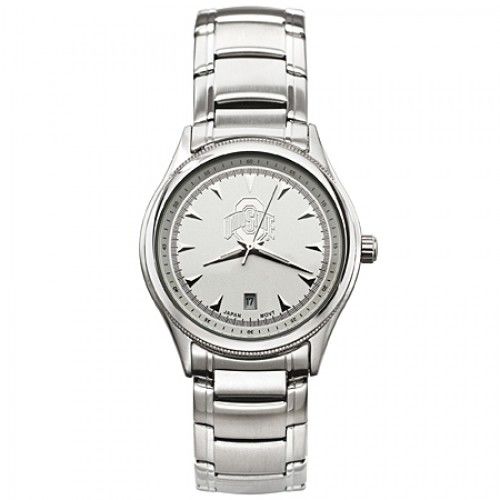 Classic Stainless Mens Ohio State University Watch