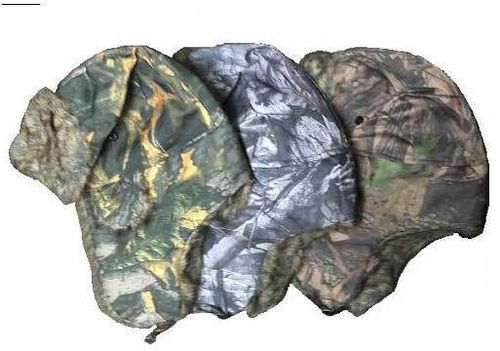 Prem. Fur Lined Camouflage Patterned Hats Case Pack 48