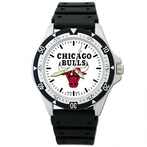 Mens Chicago Bulls Options Sports Watch W/ Logo