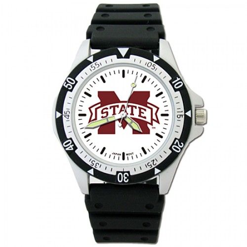 Mens Mississippi State Options Sports Watch W/ Logo