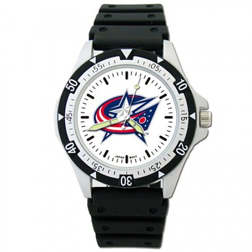 Mens Columbus Blue Jackets Options Sports Watch W/ Logo