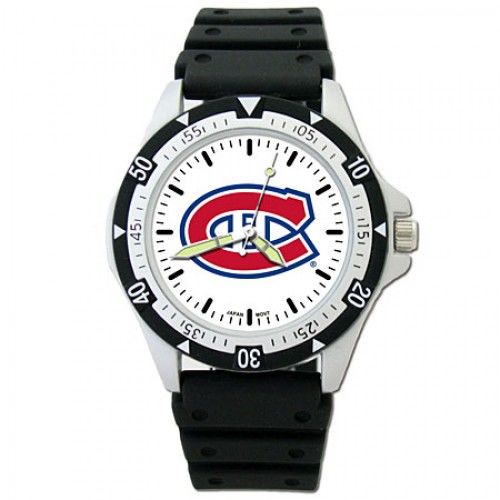 Mens Montreal Canadiens Options Sports Watch W/ Logo