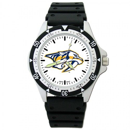 Mens Nashville Predators Options Sports Watch W/ Logo