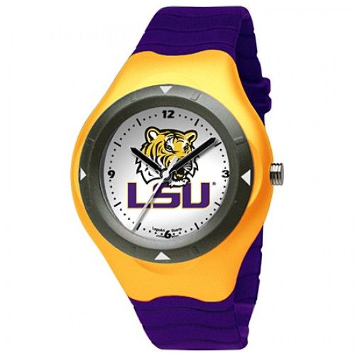 Tiger Lsu Logo Louisiana State University Watch in Plastic - Buckles - Ideal