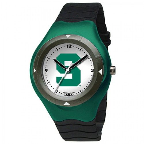 S Logo Michigan State University Watch in Plastic - Buckles - Gorgeous