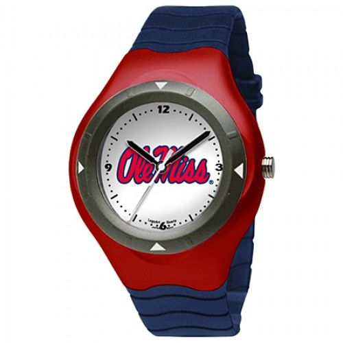 University of Mississippi Watch with Logo in Plastic - Buckles - Nice