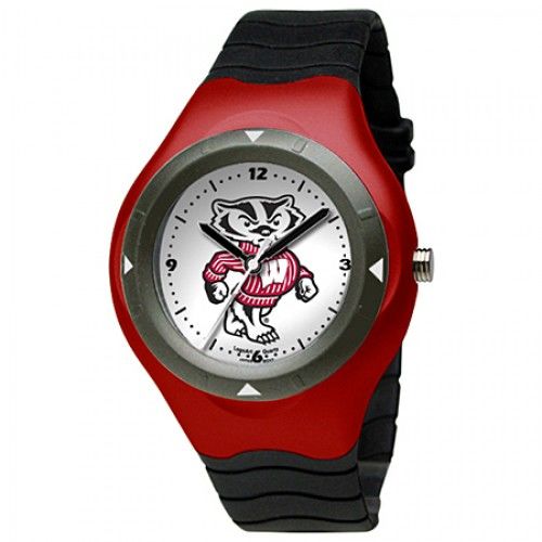 University of Wisconsin Watch with Logo in Plastic - Buckles - Glamorous