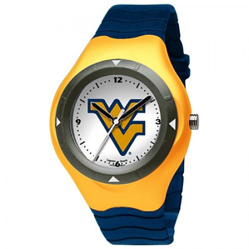 West Virginia University Watch with Logo in Plastic - Buckles - Pretty