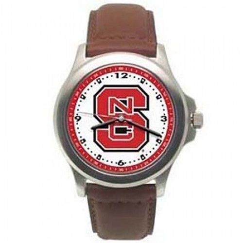 S Logo North Carolina State Watch in Stainless Steel - Buckles - Attractive