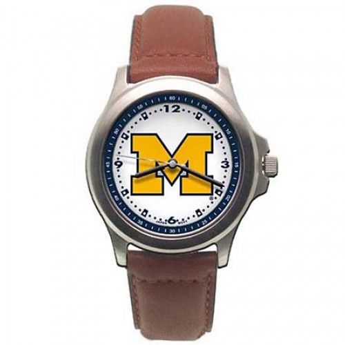 M Logo University of Michigan Watch in Stainless Steel - Buckles - Outstanding