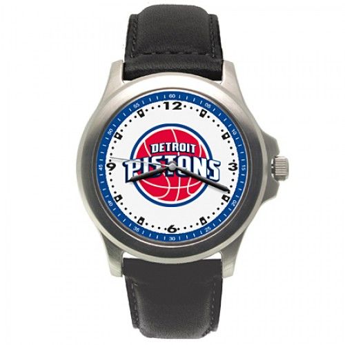 Men'S Detroit Pistons Watch in Stainless Steel - Buckles - Fetching