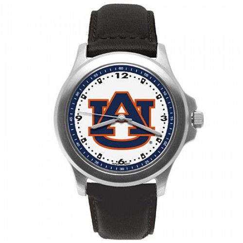 Men'S Au Logo Auburn University Watch in Stainless Steel - Buckles - Fine
