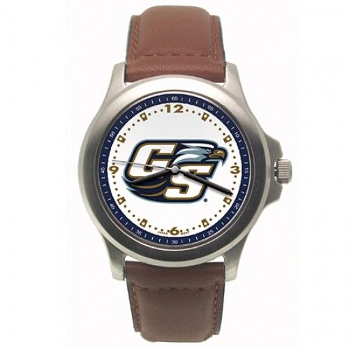 Men'S Gs Logo Georgia Southern University Watch in Stainless Steel - Buckles
