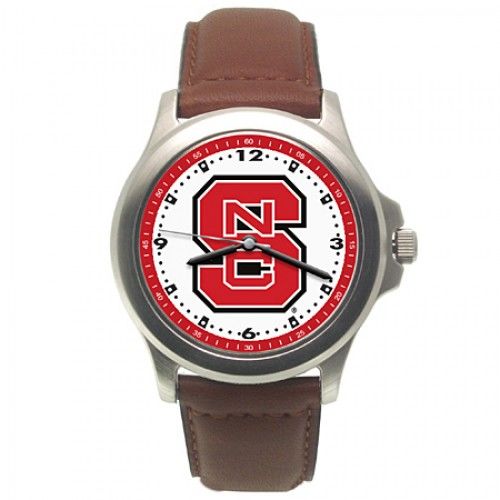 Men'S Ncs Logo North Carolina State University Watch in Stainless Steel - Nice