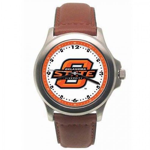 Men'S O State Logo Oklahoma State University Watch in Stainless Steel - Fine