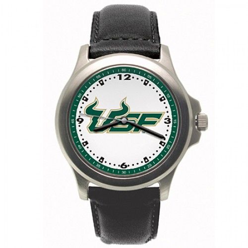 Men'S University of South Florida Watch with Logo in Stainless Steel - Buckles