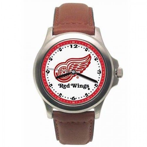 Men'S Detroit Red Wings Watch in Stainless Steel - Buckles - Inviting