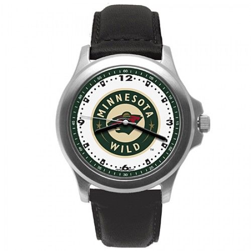 Men'S Minnesota Wild Watch in Stainless Steel - Buckles - Flattering