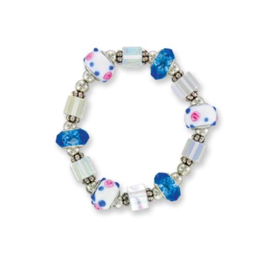 Facets 5th Avenue Art Glass Bracelets Case Pack 48