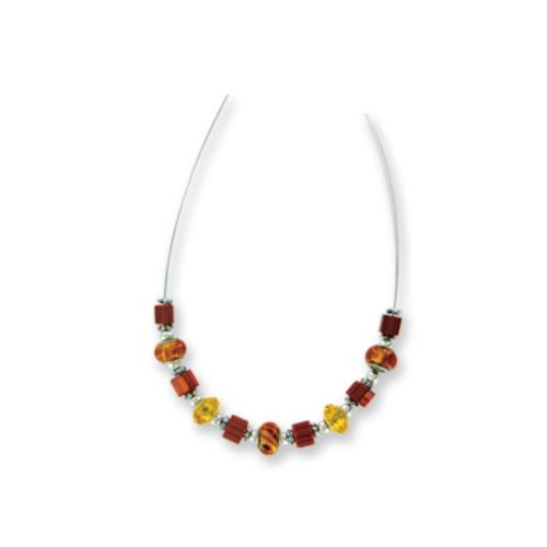 Facets 5th Avenue Art Glass Necklaces Case Pack 48