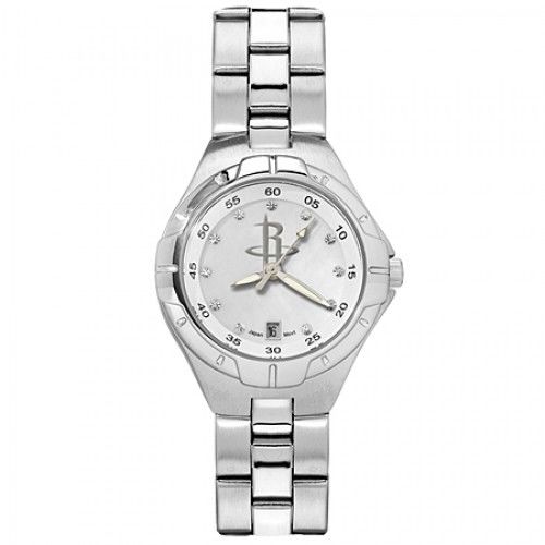 Cubic Zirconia Houston Rockets Watch in Stainless Steel - Fold Over - Dazzling