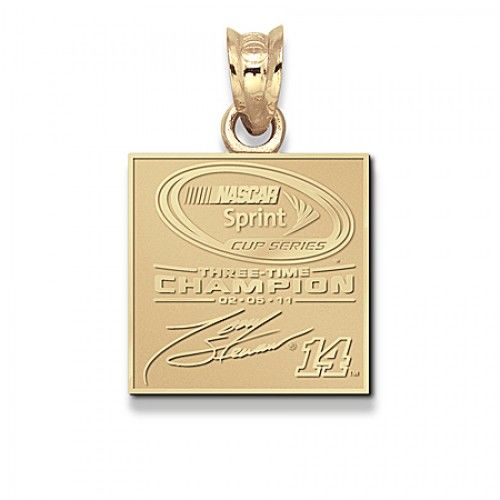 10k Yellow Gold 2011 3x Champ Tony Stewart Pendant