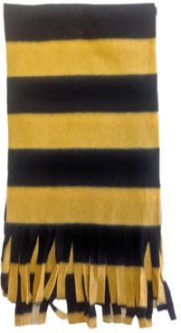 Fleece Scarves-Black and Gold Case Pack 120