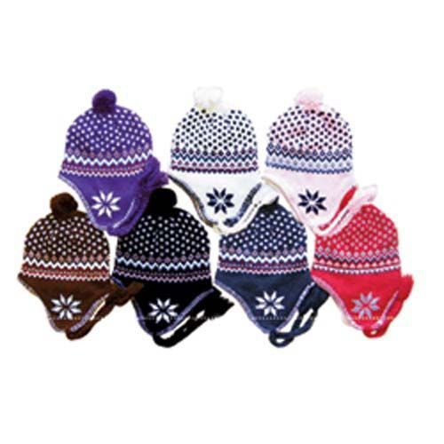 Ear Cover Knit Hat-Women Case Pack 60