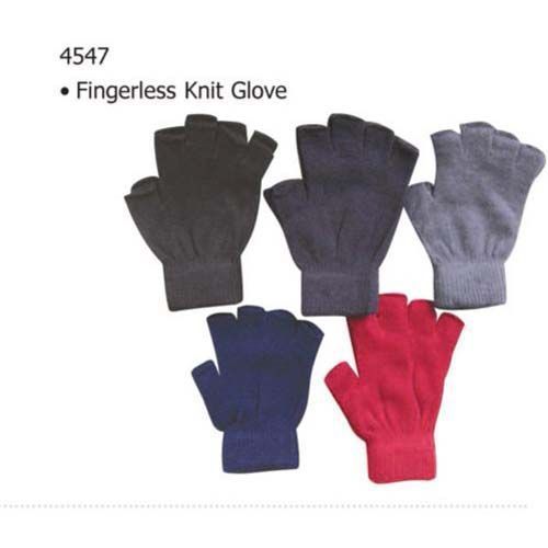 Fingerless Knit Gloves Solid Colors Case Pack 60