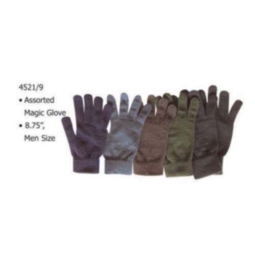 8.5 Mens Assorted Magic Gloves Case Pack 60