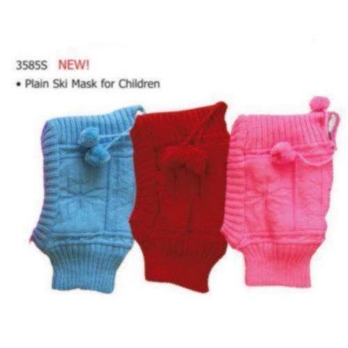Childs Open Faced Ski Mask Neck Cover Case Pack 60