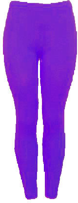 Ladies' Plain Footless Leggings- Lavender