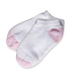 Gildan Girls 6 Pack No Show Irregular Socks Case Pack 180