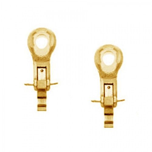 Earring Backing in 18kt Yellow Gold - Clip On - Women - Astounding