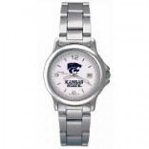 Wildcats Logo Kansas Sate University Watch in Stainless Steel - Fold Over