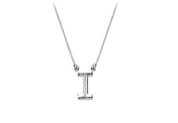 Baby Charm Initial Pendant I 14K White Gold