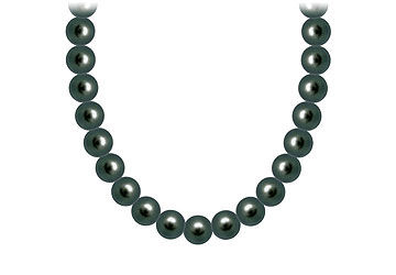 Akoya Cultured Pearl Necklace  14K White Gold  4 MM