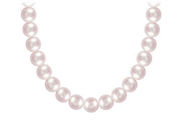 Akoya Cultured Pearl Necklace  14K Yellow Gold  6 MM