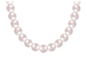 Akoya Cultured Pearl Necklace  14K Yellow Gold  9 MM