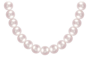 Akoya Cultured Pearl Necklace  14K Yellow Gold  11 MM