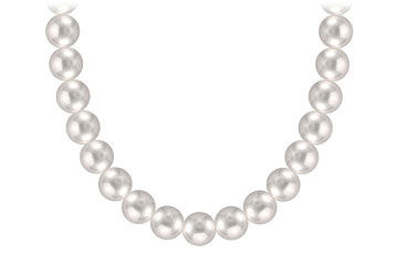 Akoya Cultured Pearl Necklace  14K Yellow Gold  6 MM